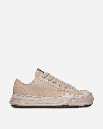 Shop Miharayasuhiro Hank Og Sole Over-dyed Canvas Low Sneakers In Brown
