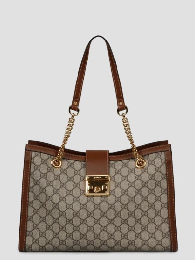 Shop Gucci Padlock Medium Gg Shoulder Bag