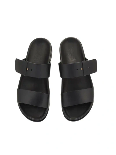 Shop Ancient Greek Sandals Kimon Sandals Shoes In Black