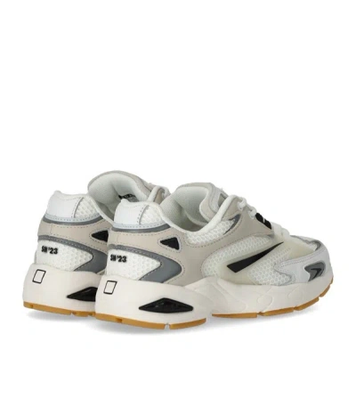 Shop Date D.a.t.e.  Sn23 Mesh White Grey Sneaker