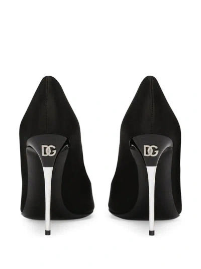 Shop Dolce & Gabbana Pointed Pumps In Black