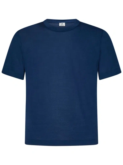 Shop Luigi Borrelli T-shirt In Blu