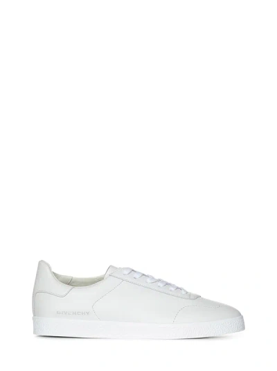 Shop Givenchy Town Sneakers In Bianco