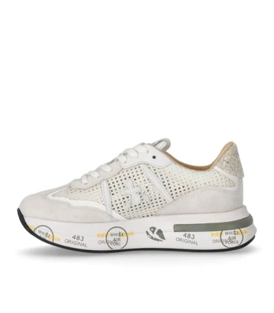 Shop Premiata Cassie 6341 Sneaker In White