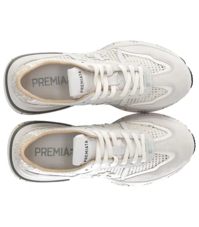Shop Premiata Cassie 6341 Sneaker In White