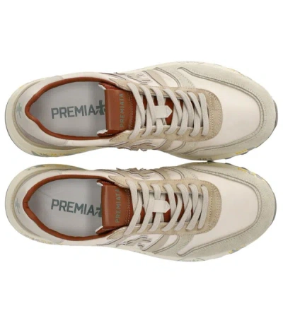 Shop Premiata Lander 6633 Sneaker In Ivory