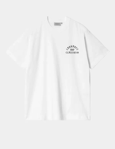 Shop Carhartt -wip Class Of 89 T-shirt (loose) In White