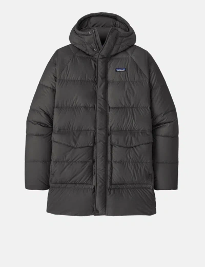 Shop Patagonia Silent Down Parka In Black