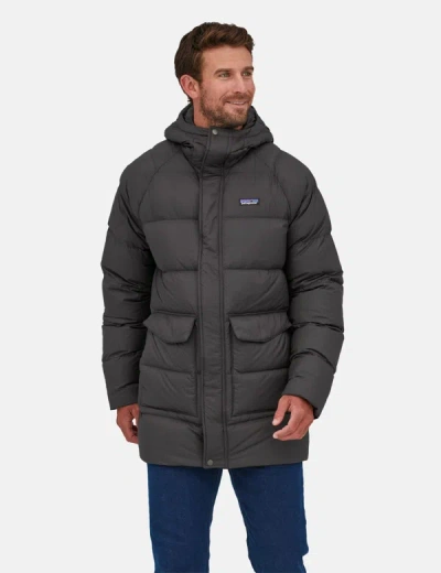 Shop Patagonia Silent Down Parka In Black