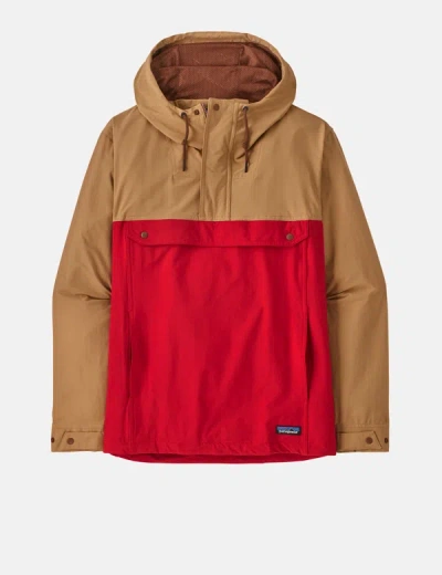 Shop Patagonia Isthmus Anorak In Red