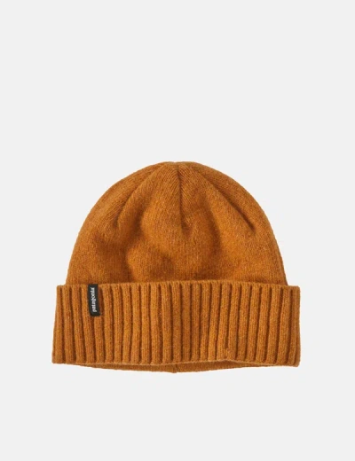 Shop Patagonia Brodeo Beanie Hat In Yellow