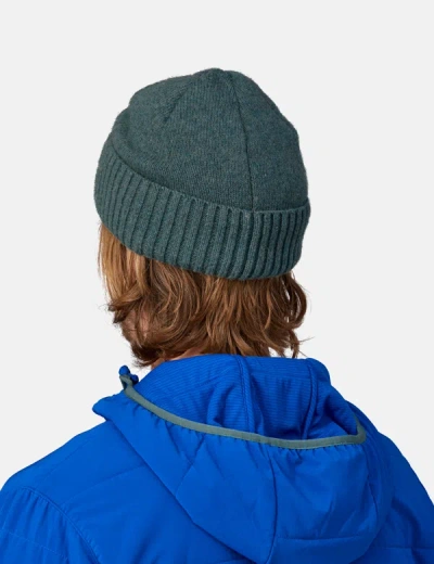 Shop Patagonia Brodeo Beanie Hat Fitz Roy Icon In Green