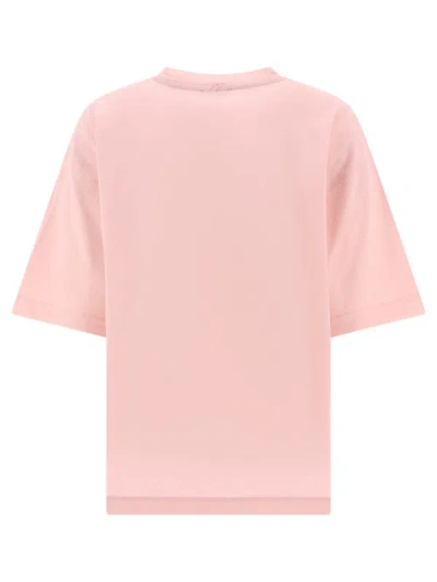 Shop Burberry T-shirt In Pink