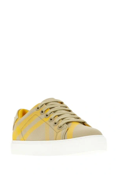 Shop Burberry Sneakers In Hunter Ip Check