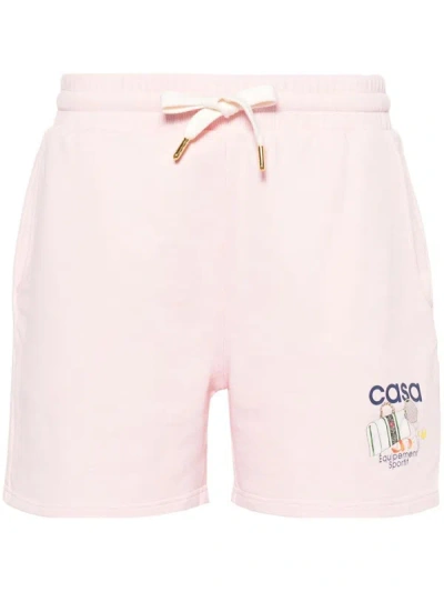 Shop Casablanca Shorts In Pink & Purple