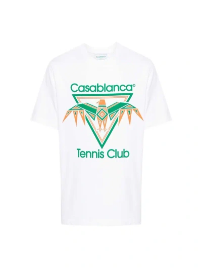Shop Casablanca T-shirts And Polos In Playful Eagle