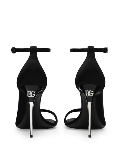 Shop Dolce & Gabbana Keira 105mm Sandals In Black