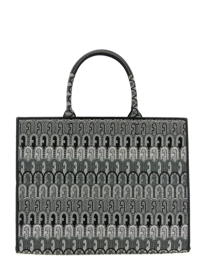 Shop Furla 'opportunity L' Shopping Bag In Gray