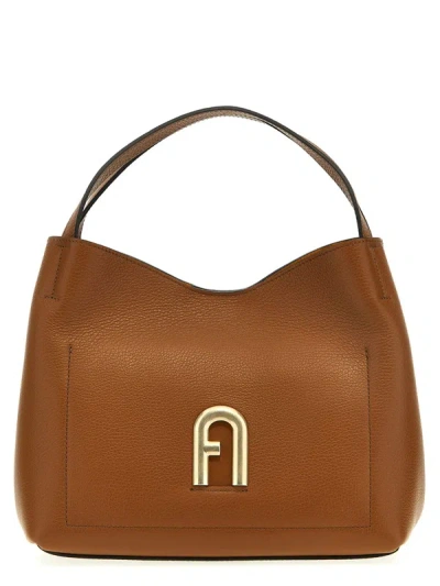 Shop Furla 'primula S' Handbag In Brown