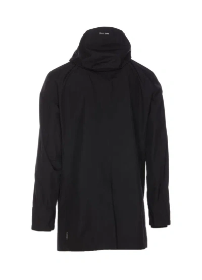 Shop Herno Laminar Laminar Carcoat In Gore-tex 2l In Black