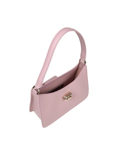 Shop Furla Leather Shoulder Bag In Pink