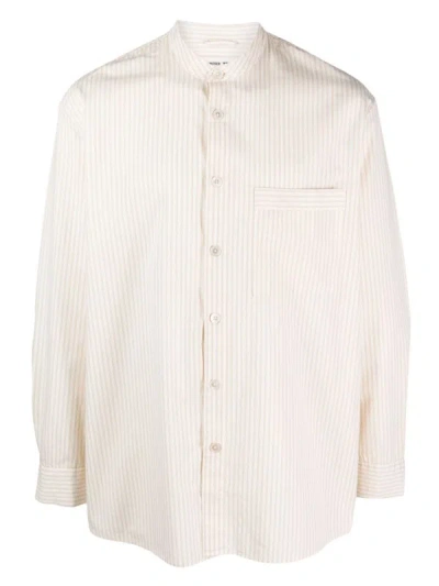 Shop Birkenstock X Tekla Long-sleeved Shirt Clothing In Nude & Neutrals