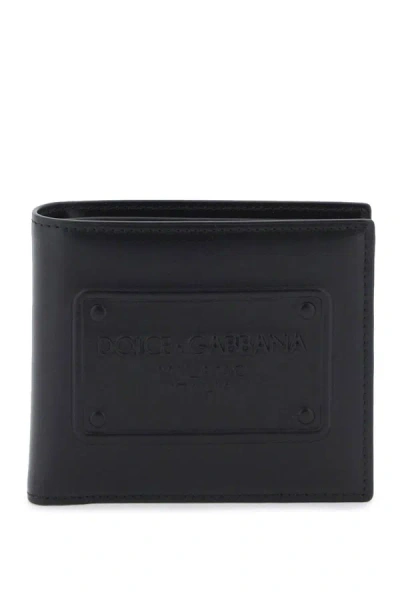 Shop Dolce & Gabbana Leather Bi-fold Wallet In Black