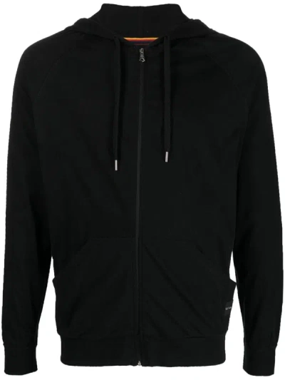 Shop Paul Smith Zip Sweatshirt. In Black