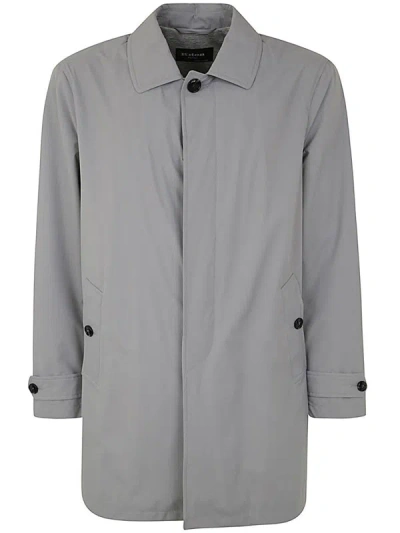 Shop Kiton Trench Clothing In Grey