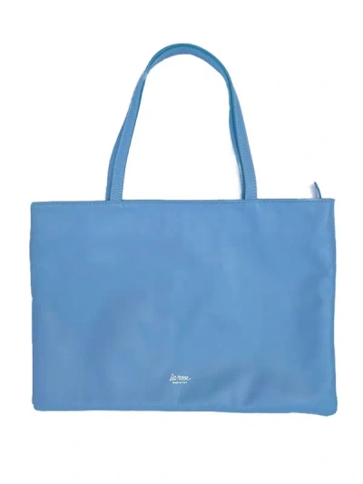 Shop La Rose Tote Bag Azzurro In Blue