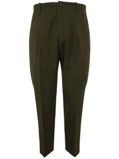 Shop Nine In The Morning Stretch Pants With Pences Clothing In Green