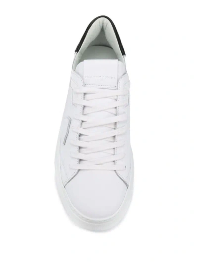 Shop Philippe Model Temple Low Man Sneakers Shoes In White