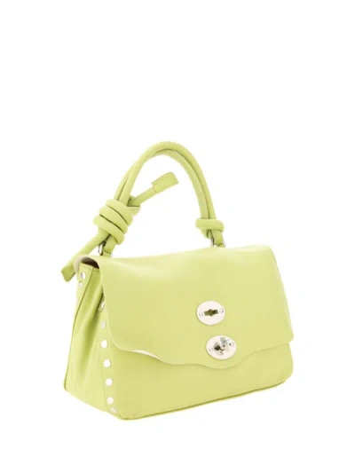 Shop Zanellato Handbags In Green Ischia