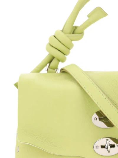 Shop Zanellato Handbags In Green Ischia