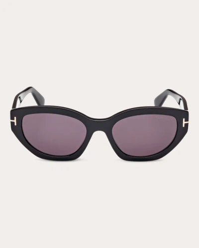 Shop Tom Ford Women's Penny Geometric Sunglasses In Black