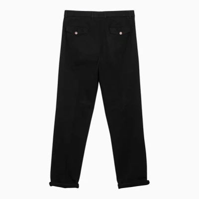 Shop Brunello Cucinelli Regular Pants In Black
