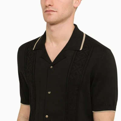 Shop Brunello Cucinelli Short-sleeved Cardigan In Black
