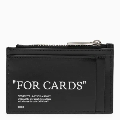 Shop Off-white ™ Black/white Zipped Card Case