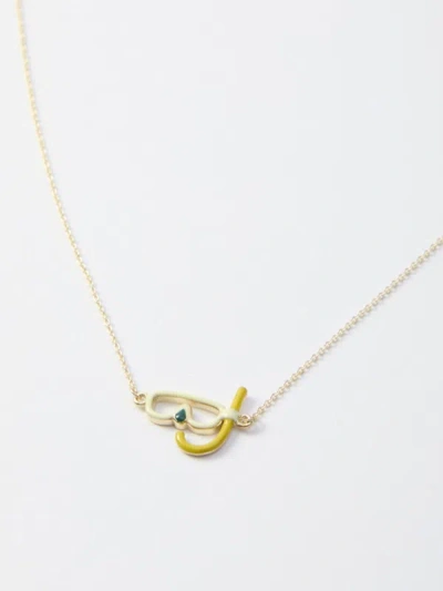 Shop Alíta Snorkeling Necklace In Gold