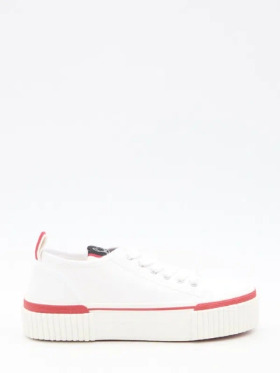 Shop Christian Louboutin Super Pedro 40 Sneakers In White