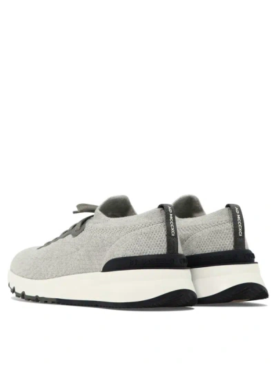 Shop Brunello Cucinelli "runner" Sneakers In Grey