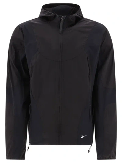 Shop Reebok " Panelled" Jacket In Black