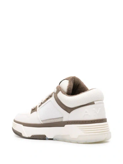 Shop Amiri Men Ma-1 Sneakers In 126 White/brown