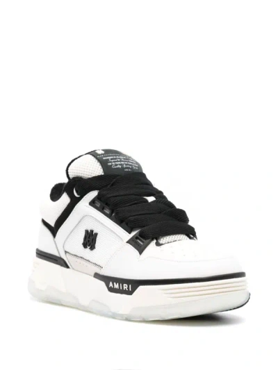 Shop Amiri Men Ma-1 Sneakers In 111 White/black
