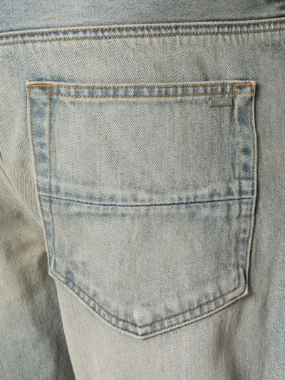 Shop Amiri Men Release Hem Straight Jean In Antique Indigo