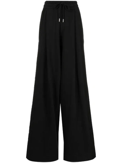 Shop Dries Van Noten Women Loose Sweatpants In 900 Black