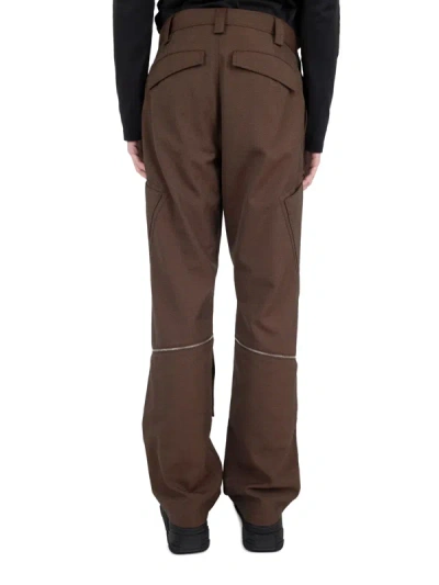 Shop Kiko Kostadinov Men Tonino Utility Trouser In Brown Sparrow