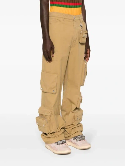 Shop Lanvin Future Men Utility Pocket Pants In 081 Sand