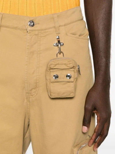 Shop Lanvin Future Men Utility Pocket Pants In 081 Sand