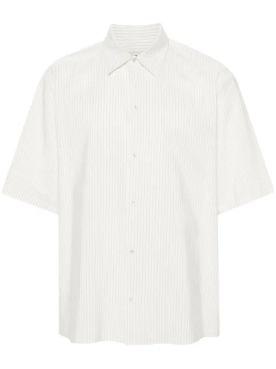 Shop Lanvin Men Folded Short Sleeve Shirt In 655 Redwood